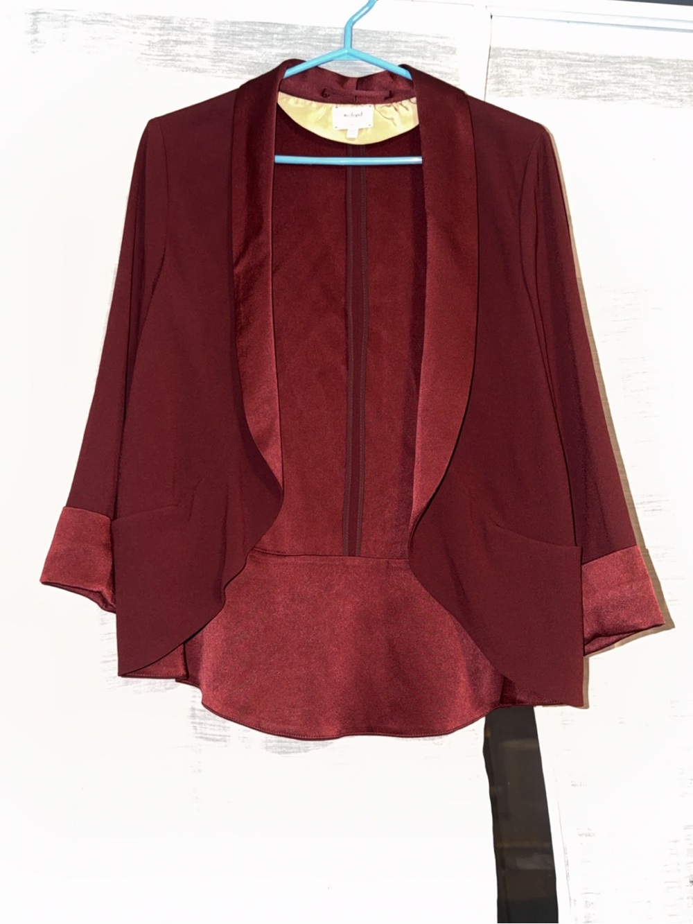 Wilfred Chevalier Blazer in Deep Red Colour Size 8